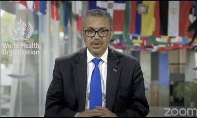 Dr Tedros Ghebreyesus speaking at the Conference